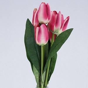 Trs látkových tulipánů 7 květů