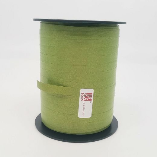 ST3347 Vazací stuha syntetická - 0.7x250m - olivová zelená